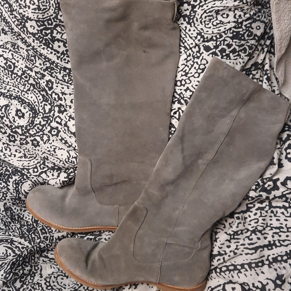 Grey all leather Michael Kors  boots